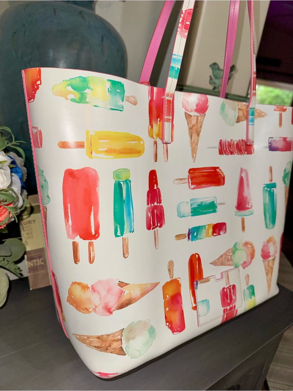 Kate Spade New York "Flavor of the Month" Francis Tote icecream & popsicles EUC - Picture 15 of 16